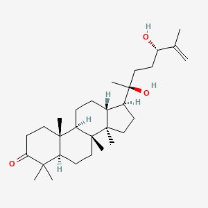 molecular formula C30H50O3 B1257832 20S,24S-dihydroxydammer-25-en-3-one CAS No. 75069-59-9