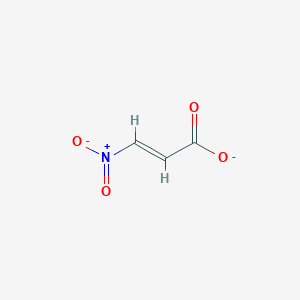 molecular formula C3H2NO4- B1257834 3-Nitroacrylate 