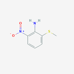 molecular formula C7H8N2O2S B12578341 6-(Methylsulfanyl)-2-nitroaniline CAS No. 494226-39-0