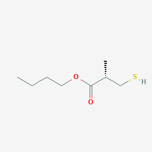 molecular formula C8H16O2S B12578342 butyl (2S)-2-methyl-3-sulfanylpropanoate CAS No. 185809-98-7