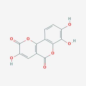 3,7,8-Trihydroxy-2H,5H-pyrano[3,2-c][1]benzopyran-2,5-dione