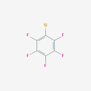 molecular formula C6F5Si B12578386 Pentafluorophenylsilane 