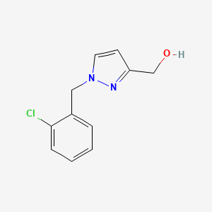 {1-[(2-Chlorophenyl)methyl]-1H-pyrazol-3-yl}methanol