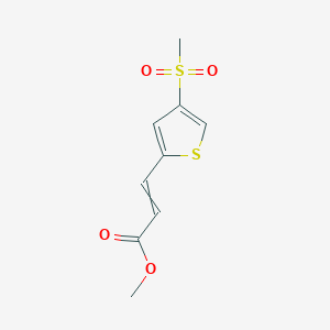 Methyl 3-[4-(methanesulfonyl)thiophen-2-yl]prop-2-enoate