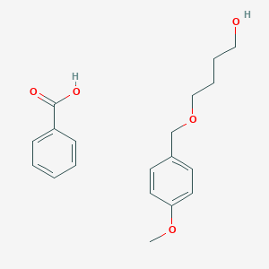 molecular formula C19H24O5 B12578423 Benzoic acid--4-[(4-methoxyphenyl)methoxy]butan-1-ol (1/1) CAS No. 188905-95-5