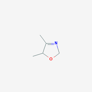 molecular formula C5H9NO B12578451 4,5-Dimethyl-2,5-dihydro-1,3-oxazole CAS No. 192332-01-7