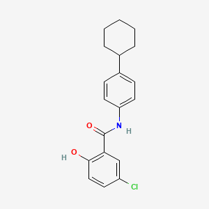 5-Chloro-N-(4-cyclohexylphenyl)-2-hydroxybenzamide