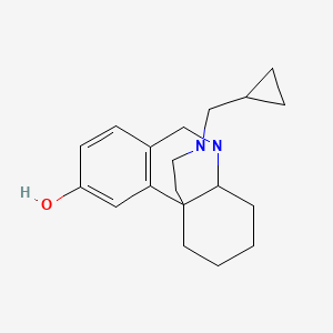 molecular formula C19H26N2O B1257849 3-Hydroxy-N-cyclopropylmethyl-9-azamorphinan CAS No. 28418-10-2