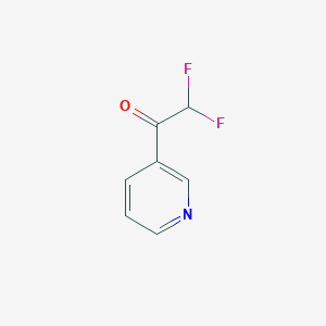 B125785 2,2-Difluoro-1-(pyridin-3-yl)ethanone CAS No. 155557-13-4