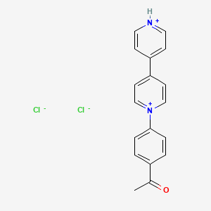 1-(4-Acetylphenyl)-4,4'-bipyridin-1-ium dichloride