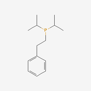 molecular formula C14H23P B12578551 (2-Phenylethyl)di(propan-2-yl)phosphane CAS No. 311817-70-6