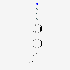 3-{4-[4-(But-3-en-1-yl)cyclohexyl]phenyl}prop-2-ynenitrile