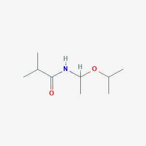 2-Methyl-N-{1-[(propan-2-yl)oxy]ethyl}propanamide