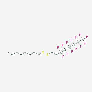 molecular formula C16H21F13S2 B12578595 1,1,1,2,2,3,3,4,4,5,5,6,6-Tridecafluoro-8-(octyldisulfanyl)octane CAS No. 191213-11-3