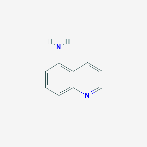 molecular formula C9H8N2 B125786 5-氨基喹啉 CAS No. 146614-41-7