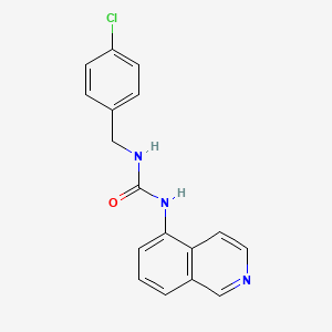 1-(4-Chloro-benzyl)-3-isoquinolin-5-yl-urea