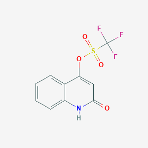 2-Oxo-1,2-dihydroquinolin-4-yl trifluoromethanesulfonate