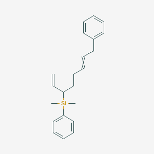 Dimethyl(phenyl)(8-phenylocta-1,6-dien-3-YL)silane