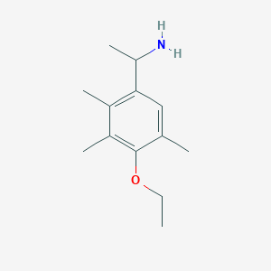 molecular formula C13H21NO B12578633 1-(4-Ethoxy-2,3,5-trimethylphenyl)ethanamine CAS No. 634149-76-1