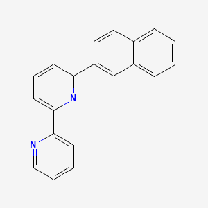 molecular formula C20H14N2 B12578648 6-(Naphthalen-2-yl)-2,2'-bipyridine CAS No. 208346-82-1