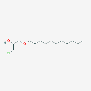 molecular formula C14H29ClO2 B12578675 1-Chloro-3-(undecyloxy)propan-2-OL CAS No. 201995-23-5