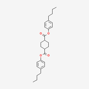 1,4-Cyclohexanedicarboxylic acid, bis(4-butylphenyl) ester