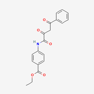 molecular formula C19H17NO5 B12578699 Ethyl 4-(2,4-dioxo-4-phenylbutanamido)benzoate CAS No. 638212-53-0