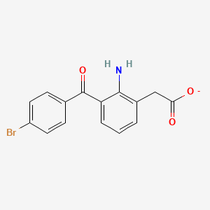 molecular formula C15H11BrNO3- B1257872 Bromfenac(1-) 