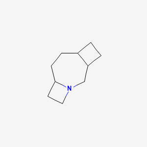 molecular formula C10H17N B12578735 1-Azatricyclo[7.2.0.03,6]undecane CAS No. 625129-50-2