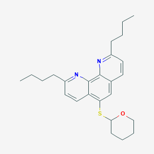 1,10-Phenanthroline, 2,9-dibutyl-5-[(tetrahydro-2H-pyran-2-yl)thio]-