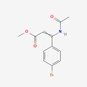 Methyl 3-acetamido-3-(4-bromophenyl)prop-2-enoate