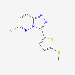 6-Chloro-3-[5-(methylsulfanyl)thiophen-2-yl][1,2,4]triazolo[4,3-b]pyridazine