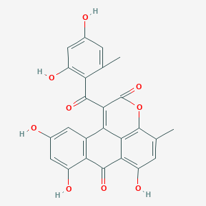 molecular formula C25H16O9 B1257878 Aspergiolide A 