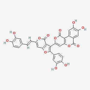 molecular formula C33H18O13 B1257879 Phelligridin H 