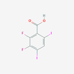 2,3-Difluoro-4,6-diiodobenzoic acid