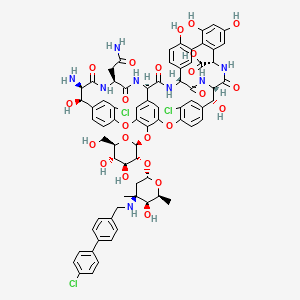 molecular formula C72H71Cl3N8O23 B1257882 Chlorobiphenyl-desleucyl-vancomycin 