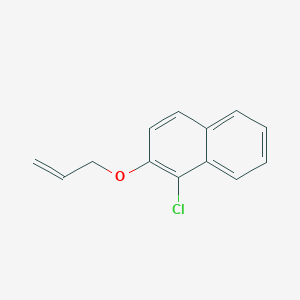 molecular formula C13H11ClO B12578828 Naphthalene, 1-chloro-2-(2-propenyloxy)- CAS No. 482576-76-1