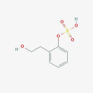 molecular formula C8H10O5S B12578869 2-(2-Hydroxyethyl)phenyl hydrogen sulfate CAS No. 500301-70-2