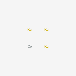 molecular formula CoRu3 B12578871 Cobalt--ruthenium (1/3) CAS No. 581102-60-5