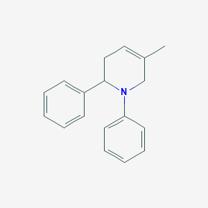 molecular formula C18H19N B12578892 5-Methyl-1,2-diphenyl-1,2,3,6-tetrahydropyridine CAS No. 645391-60-2