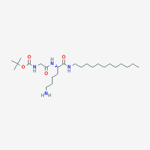 N-(tert-Butoxycarbonyl)glycyl-N-dodecyl-L-lysinamide