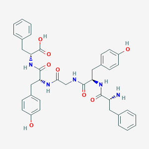 molecular formula C38H41N5O8 B12578952 D-Phenylalanyl-D-tyrosylglycyl-D-tyrosyl-D-phenylalanine CAS No. 644997-40-0