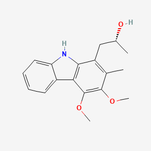 molecular formula C18H21NO3 B1257896 Streptoverticillin 
