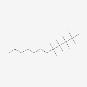 molecular formula C20H42 B12578986 2,2,3,3,4,4,5,5-Octamethyldodecane CAS No. 628716-61-0