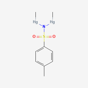 Methyl-[methylmercurio-(4-methylphenyl)sulfonylamino]mercury