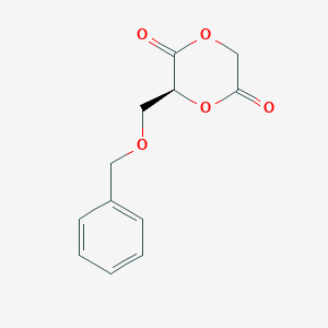 molecular formula C12H12O5 B12579009 (3S)-3-[(Benzyloxy)methyl]-1,4-dioxane-2,5-dione CAS No. 620627-96-5