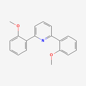 molecular formula C19H17NO2 B12579024 2,6-Bis(2-methoxyphenyl)pyridine CAS No. 195813-55-9