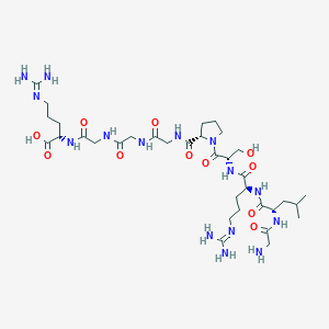 Glycyl-L-leucyl-N~5~-(diaminomethylidene)-L-ornithyl-L-seryl-L-prolylglycylglycylglycyl-N~5~-(diaminomethylidene)-L-ornithine