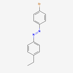 molecular formula C14H13BrN2 B12579124 Diazene, (4-bromophenyl)(4-ethylphenyl)- CAS No. 194147-59-6