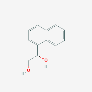 molecular formula C12H12O2 B12579133 (1S)-1-(Naphthalen-1-yl)ethane-1,2-diol CAS No. 209622-45-7